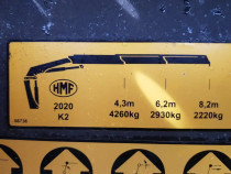Ginaf X 4343 TS 8x6 Kipper kraan HMF 2020